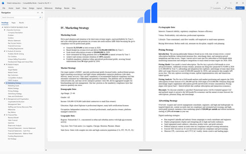 fintech startup business plan marketing strategy bplant