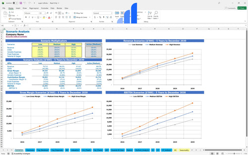 sugar mill financial model scenarios analysis bplant