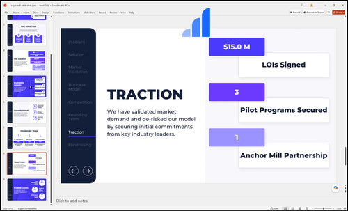 sugar mill pitch deck traction slide bplant