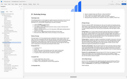 workout gym business plan marketing strategy bplant