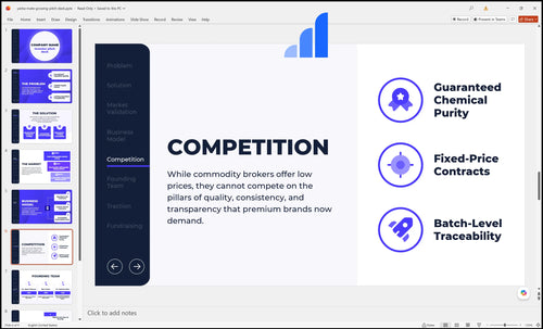 yerba mate growing pitch deck competition slide bplant