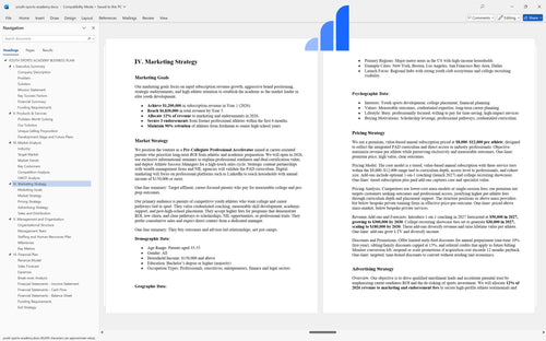 youth sports academy business plan marketing strategy bplant