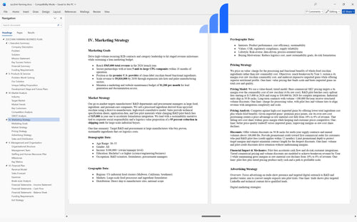 zucchini farming business plan marketing strategy bplant