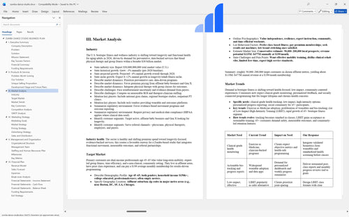 zumba dance studio business plan market analysis bplant